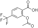 structure of CAS# 322-79-2, Triflusal;2-Acetoxy-4-trifluoromethylbenzoic acid