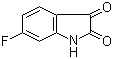 6-氟靛红分子结构 (CAS 324-03-8)