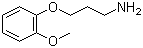 结构式 CAS# 3245-88-3, 3-(2-甲氧基苯氧基)丙胺