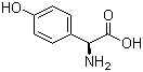 structure of CAS# 32462-30-9, 4-Hydroxy-L-phenylglycine