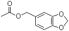 structure of CAS# 326-61-4, Piperonyl acetate;(3,4-Methylenedioxy)benzyl acetate; 1,3-Benzodioxol-5-ylmethyl acetate