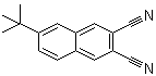 结构式 CAS# 32703-82-5, 6-叔丁基萘-2,3-二甲腈
