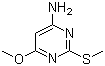 6-氨基-4-甲氧基-2-甲基硫脲嘧啶分子结构 (CAS 3289-53-0)