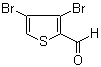 3,4-Dibromothiophene-2-carboxaldehyde molecular structure (CAS 32896-02-9)