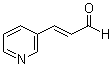 (E)-3-(3-Pyridinyl)-2-propenal molecular structure (CAS 32986-65-5)