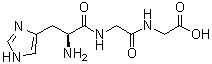 structure of CAS# 32999-80-7, L-Histidylglycylglycine
