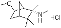 exo-6-Methoxy-N,2,3,3-tetramethyl-2-exo-norbornanamine hydrochloride molecular structure (CAS 33068-91-6)