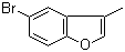 5-Bromo-3-methylbenzofuran molecular structure (CAS 33118-85-3)