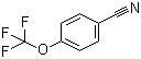 structure of CAS# 332-25-2, 4-(Trifluoromethoxy)benzonitrile