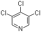 结构式 CAS# 33216-52-3, 3,4,5-三氯吡啶