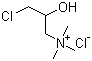 3-Chloro-2-hydroxypropyltrimethyl ammonium chloride molecular structure (CAS 3327-22-8)