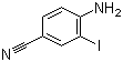 structure of CAS# 33348-34-4, 4-Amino-3-iodobenzonitrile