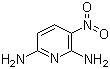 2,6-二氨基-3-硝基吡啶分子结构 (CAS 3346-63-2)