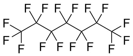 Perfluoroheptane molecular structure (CAS 335-57-9)