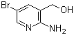 structure of CAS# 335031-01-1, 2-Amino-5-bromopyridine-3-methanol;2-Amino-5-bromo-3-(hydroxymethyl)pyridine