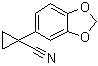1-(1,3-Benzodioxol-5-yl)cyclopropanecarbonitrile molecular structure (CAS 33522-14-4)