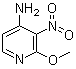structure of CAS# 33623-16-4, 4-Amino-2-methoxy-3-nitropyridine