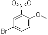 3-Bromo-6-methoxynitrobenzene molecular structure (CAS 33696-00-3)