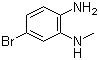 4-Bromo-2-methylaminoaniline molecular structure (CAS 337915-79-4)