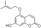 7-Hydroxy-5-prenyloxycoumarin molecular structure (CAS 33899-44-4)