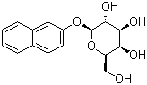 2-萘基 beta-D-吡喃半乳糖苷分子结构 (CAS 33993-25-8)