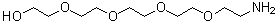 structure of CAS# 34188-11-9, 14-Amino-3,6,9,12-tetraoxatetradecan-1-ol;Pentaoxyethylene monoamine