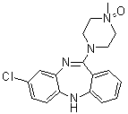 Clozapine N-oxide molecular structure (CAS 34233-69-7)