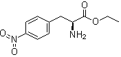 结构式 CAS# 34276-53-4, 4-硝基-L-苯丙氨酸乙酯