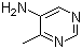 5-Amino-4-methylpyrimidine molecular structure (CAS 3438-61-7)