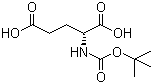 N-Boc-D-glutamic acid molecular structure (CAS 34404-28-9)