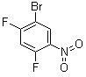 structure of CAS# 345-24-4, 2,4-Difluoro-5-nitrobromobenzene;5-Bromo-2,4-difluoronitrobenzene; NSC 10238