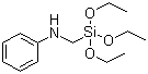 结构式 CAS# 3473-76-5, 苯胺甲基三乙氧基硅烷