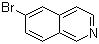 结构式 CAS# 34784-05-9, 6-溴异喹啉