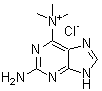 (2-Aminopurin-6-yl)trimethylammonium chloride molecular structure (CAS 34798-95-3)