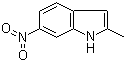 2-Methyl-6-nitro-1H-indole molecular structure (CAS 3484-23-9)