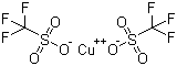 结构式 CAS# 34946-82-2, 三氟甲烷磺酸铜