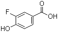 3-氟-4-羟基苯甲酸分子结构 (CAS 350-29-8)