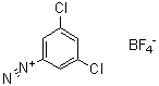 3,5-Dichlorophenyldiazonium tetrafluoroborate molecular structure (CAS 350-67-4)