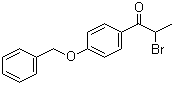 structure of CAS# 35081-45-9, 4'-Benzyloxy-2-bromopropiophenone