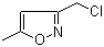3-(Chloromethyl)-5-methylisoxazole molecular structure (CAS 35166-37-1)