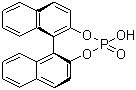 (S)-(+)-1,1'-Binaphthyl-2,2'-diyl hydrogenphosphate molecular structure (CAS 35193-64-7)
