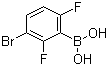 3-Bromo-2,6-difluorophenylboronic acid molecular structure (CAS 352535-84-3)