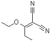 (1-乙氧基亚丙基)丙二腈分子结构 (CAS 35260-96-9)