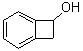 structure of CAS# 35447-99-5, Bicyclo[4.2.0]octa-1,3,5-trien-7-ol;1,2-Dihydrobenzocyclobuten-1-ol; 1-Hydroxybenzocyclobutene; 1-Hydroxycyclobutabenzene; Benzocyclobuten-1-ol; Benzocyclobutenol