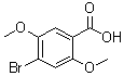 4-Bromo-2,5-dimethoxybenzoic acid molecular structure (CAS 35458-39-0)