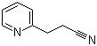 结构式 CAS# 35549-47-4, 2-(2-氰乙基)吡啶