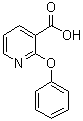 2-Phenoxy-3-pyridinecarboxylic acid molecular structure (CAS 35620-71-4)