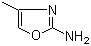 2-Amino-4-methyloxazole molecular structure (CAS 35629-70-0)