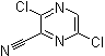 3,6-Dichloro-2-pyrazinecarbonitrile molecular structure (CAS 356783-16-9)