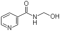N-羟甲基烟酰胺分子结构 (CAS 3569-99-1)